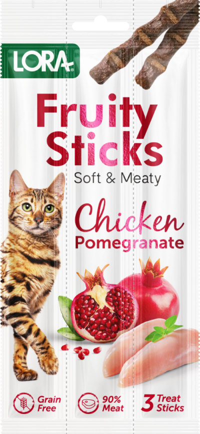 Lora Fruity Sticks Chicken & Pomegranate