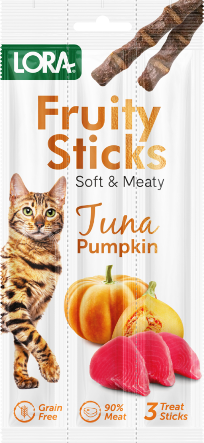 Lora Fruity Sticks Tuna & Pumpkin