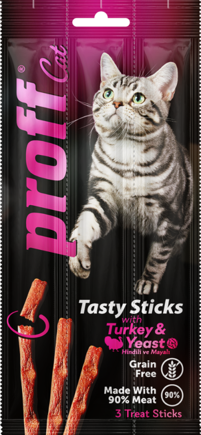 Proff Cat Tasty Sticks Turkey & Yeast