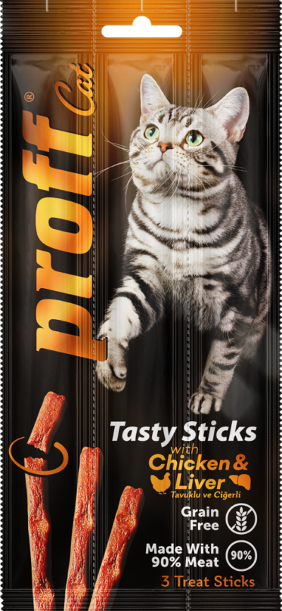 Proff Cat Tasty Sticks - Chicken & Liver