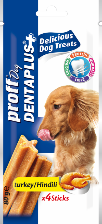 Proff Dog Dentaplus+ Sticks Turkey